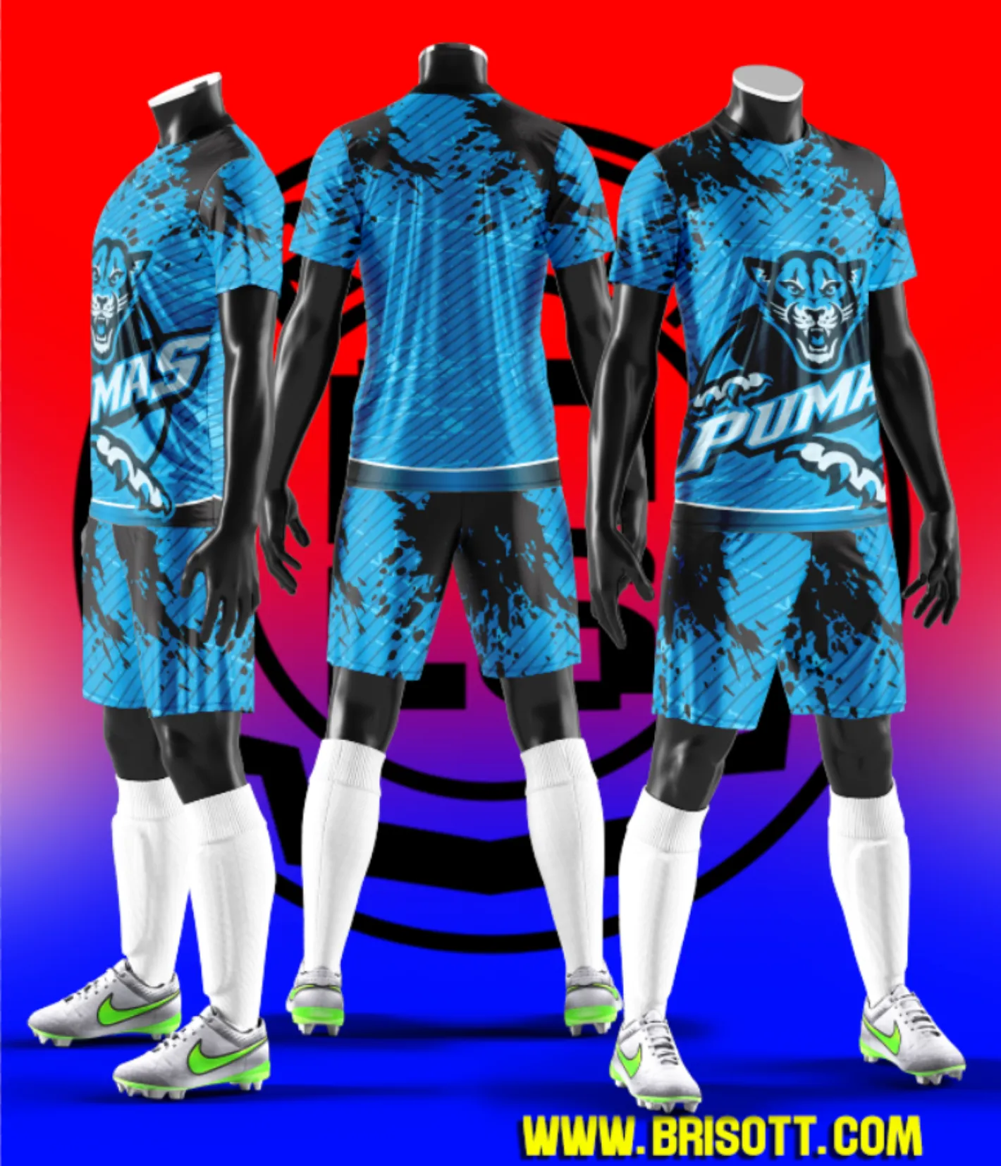 Mockup PUMAS TURQUESA MCP